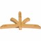 Ekena Millwork Davenport Rough Sawn Timber Gable Bracket, Western Red Cedar, 84"W x 49"H x 6"D x 6"F, 14/12 Pitch GBW084X49X0606DAV00RWR - alternate 5